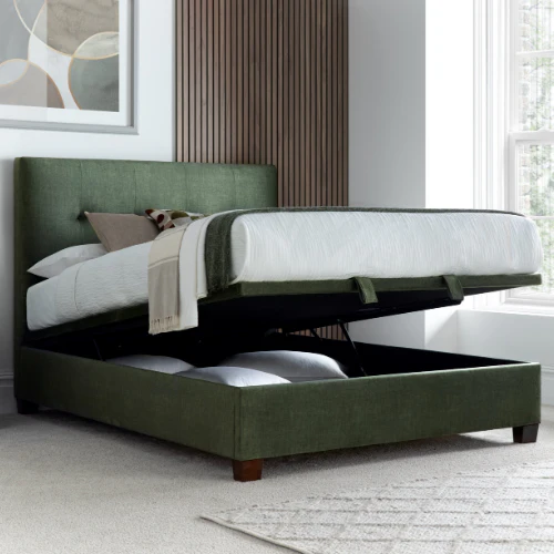 Cambridge Ottoman in Winter Moss Green - Image 3
