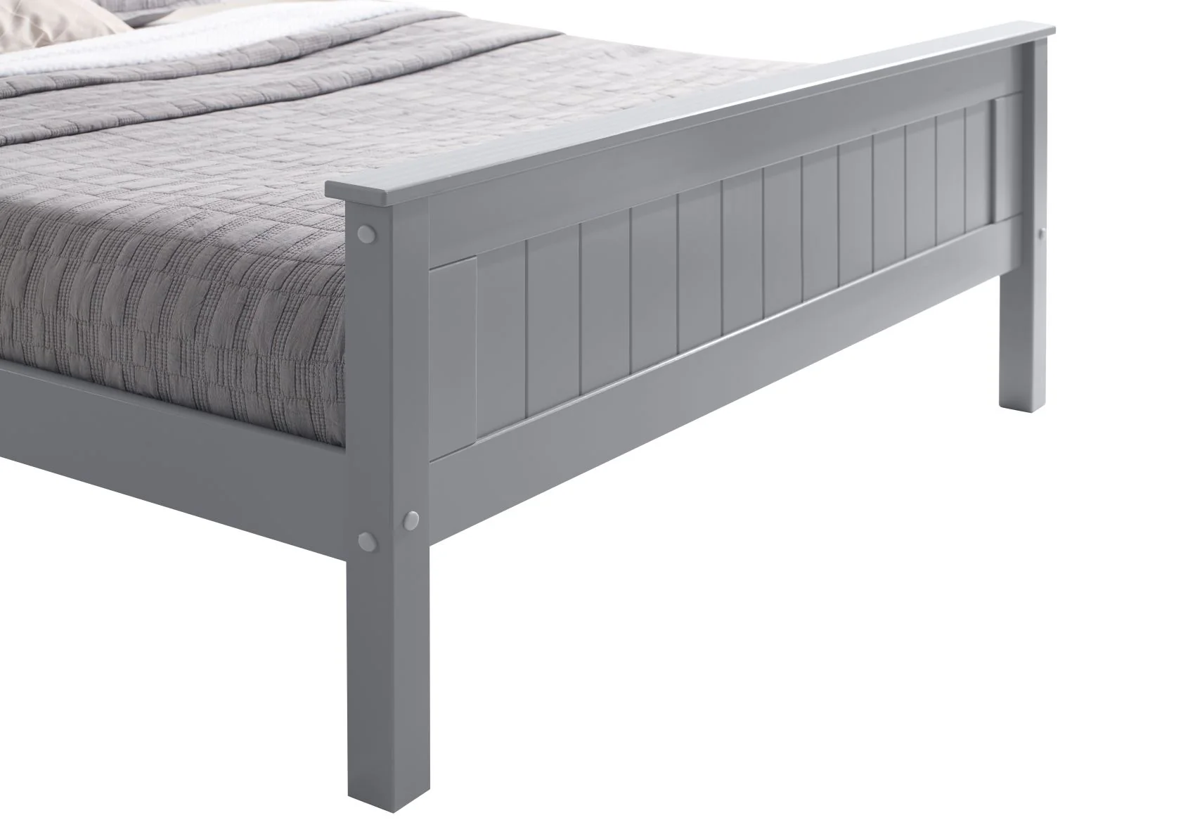 Compton High Footend Bedstead in Grey - Image 4
