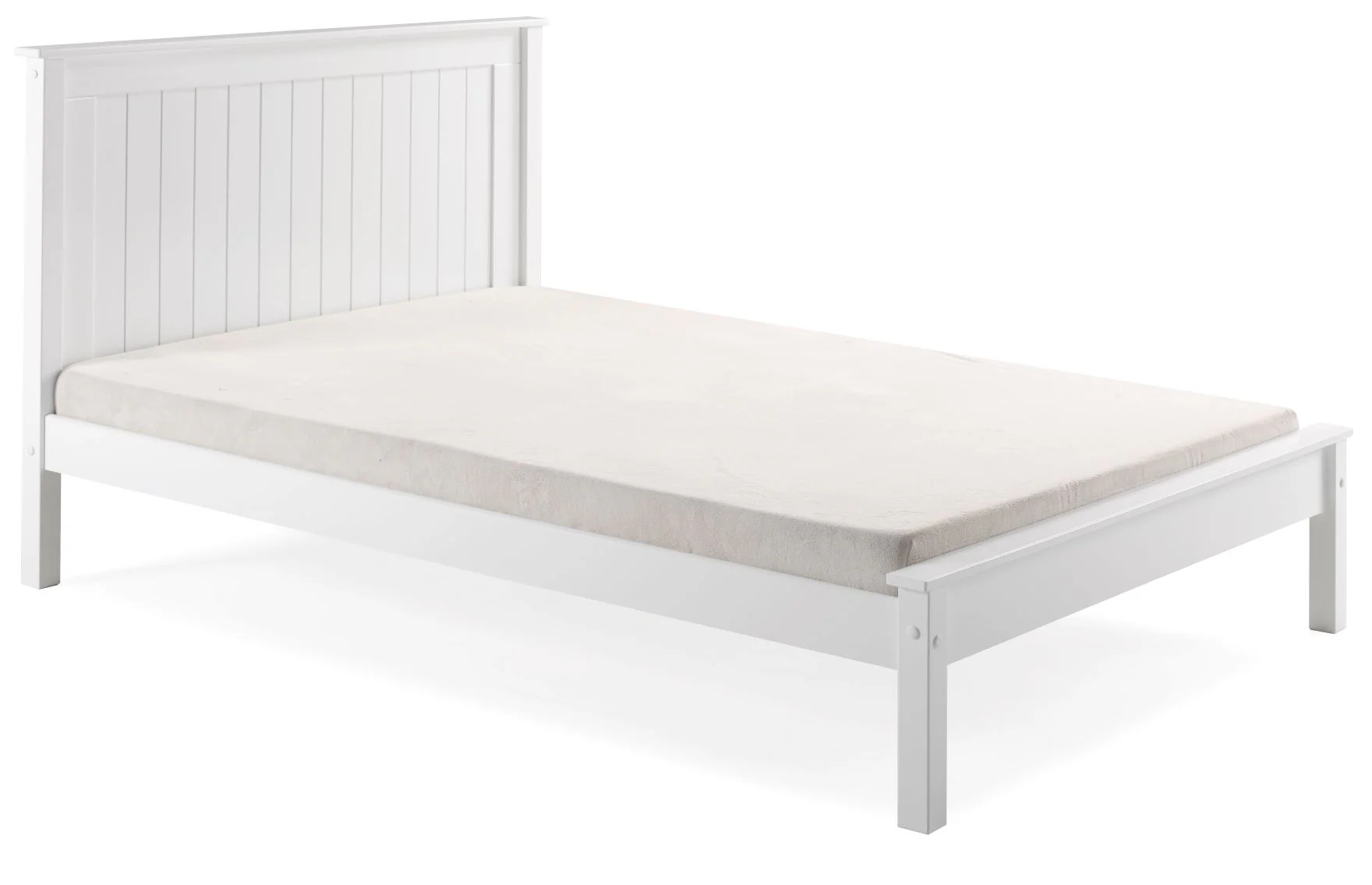 Compton Low Footend Bedstead in White - Image 7