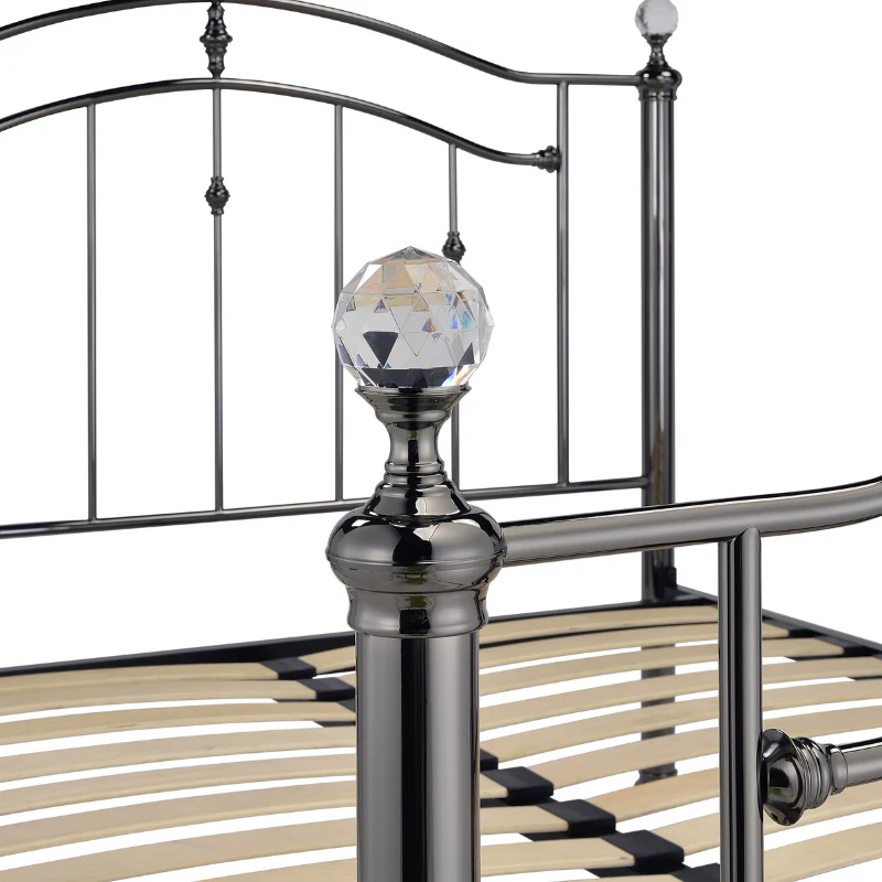 Fairmile Bedstead in Black Chrome Finish - Image 6