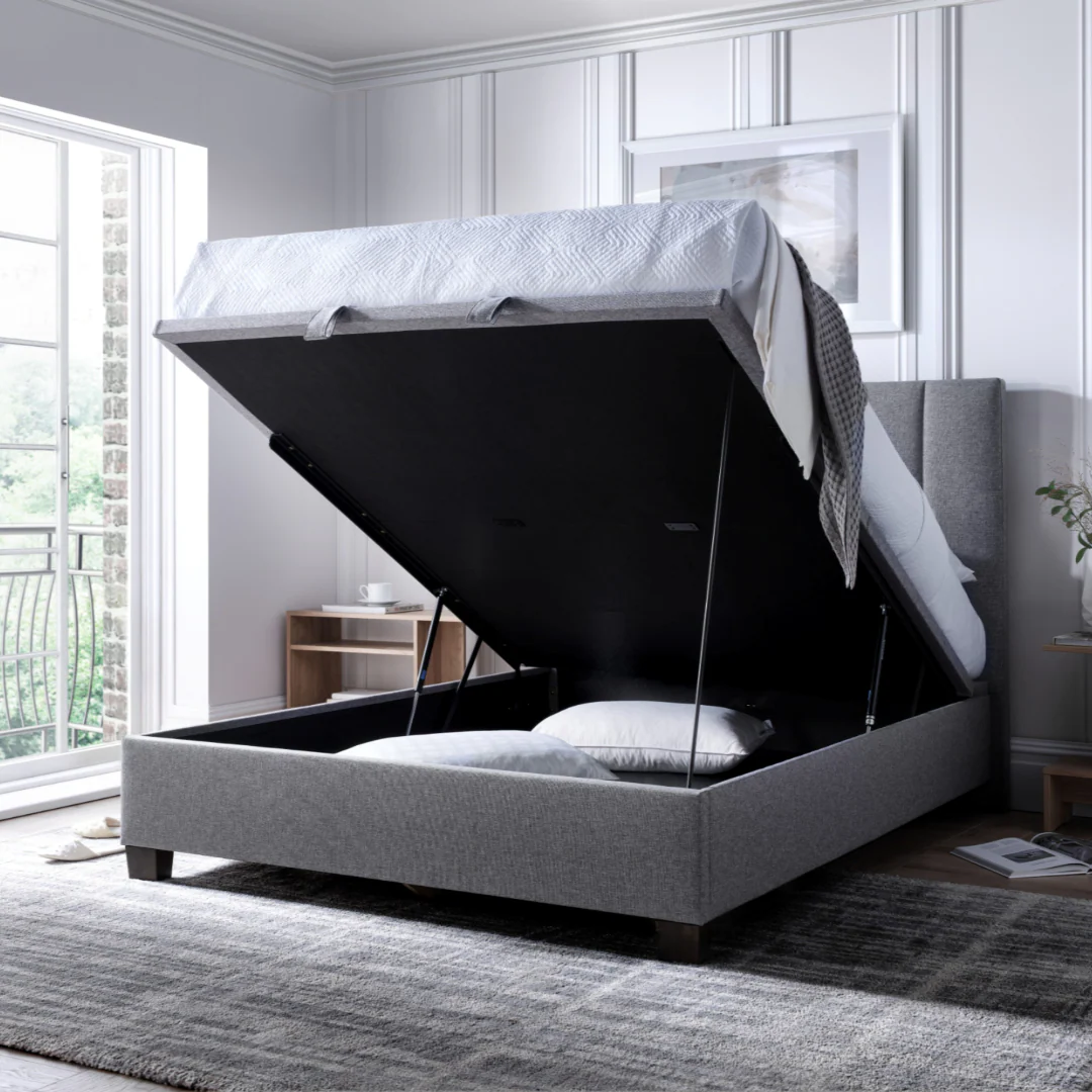 Howbury Ottoman in Marbella Grey - Image 3