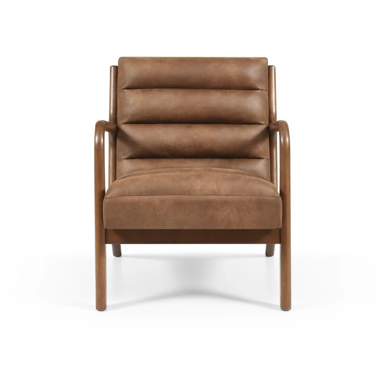 Inca Ribbed Chair With Walnut frame - Image 5
