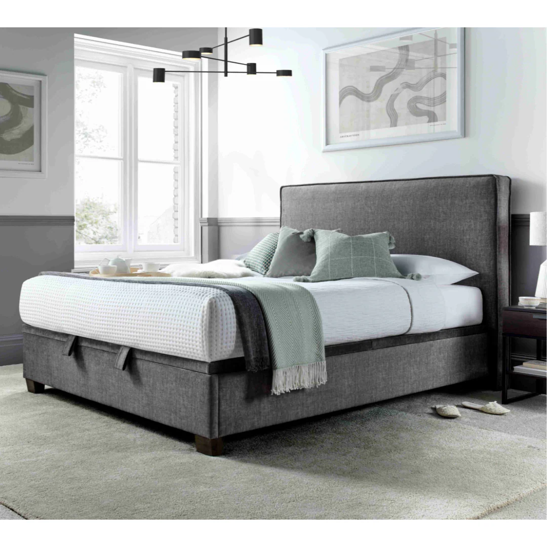 Montreal Ottoman in Vogue Grey - Image 2