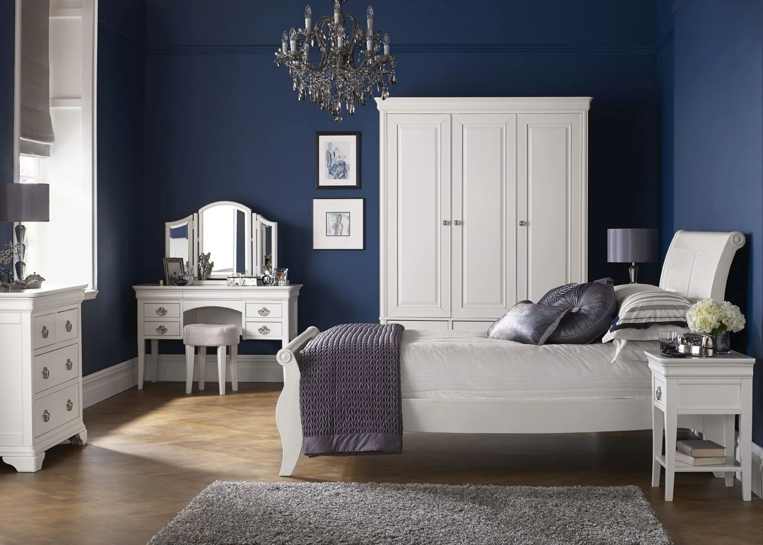 Roubaix White Bedstead - Image 3