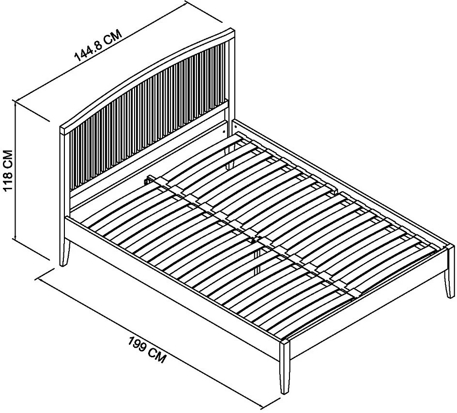 Rutland Soft Grey Bedstead - Image 5