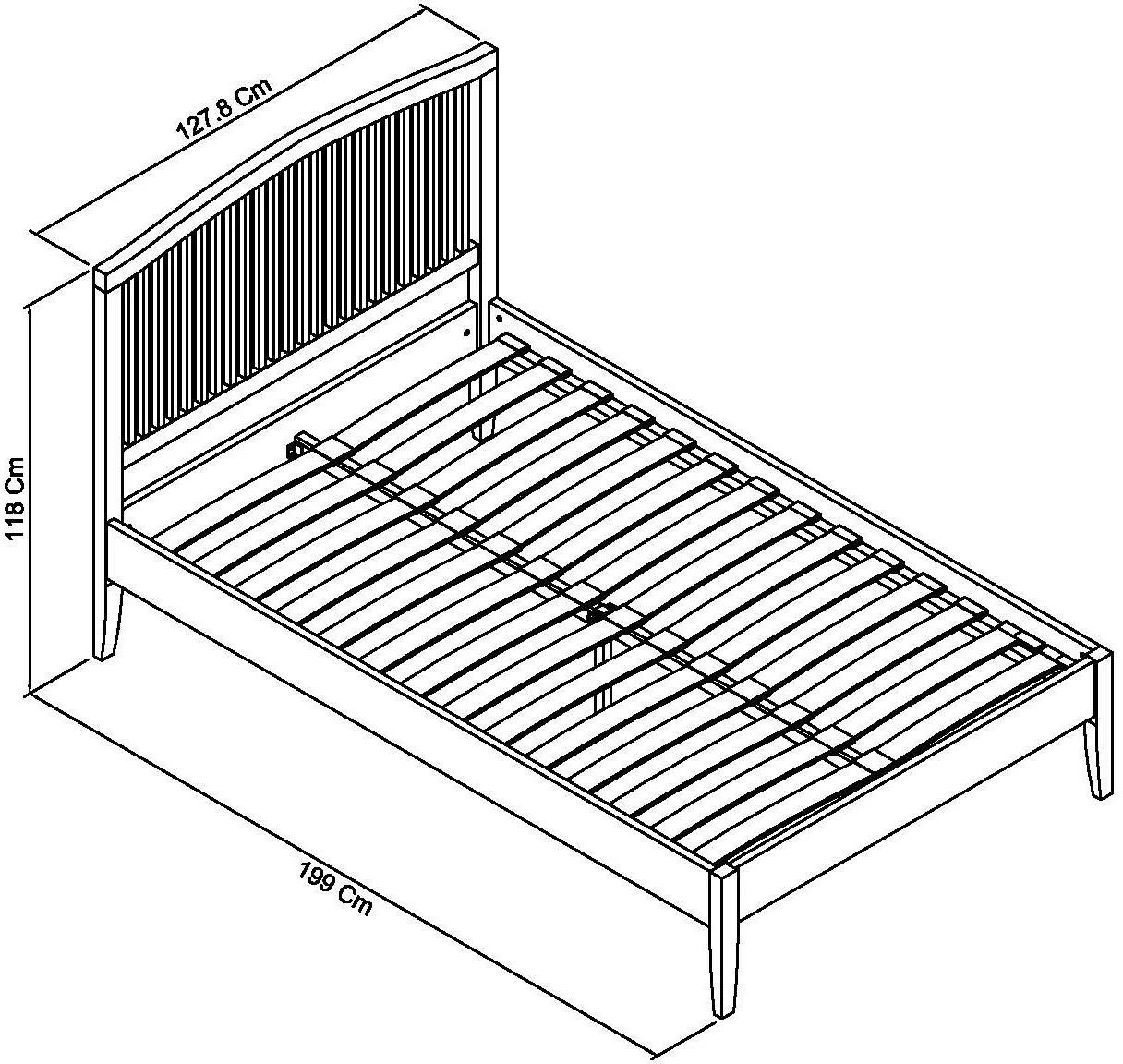 Rutland White Bedstead - Image 6