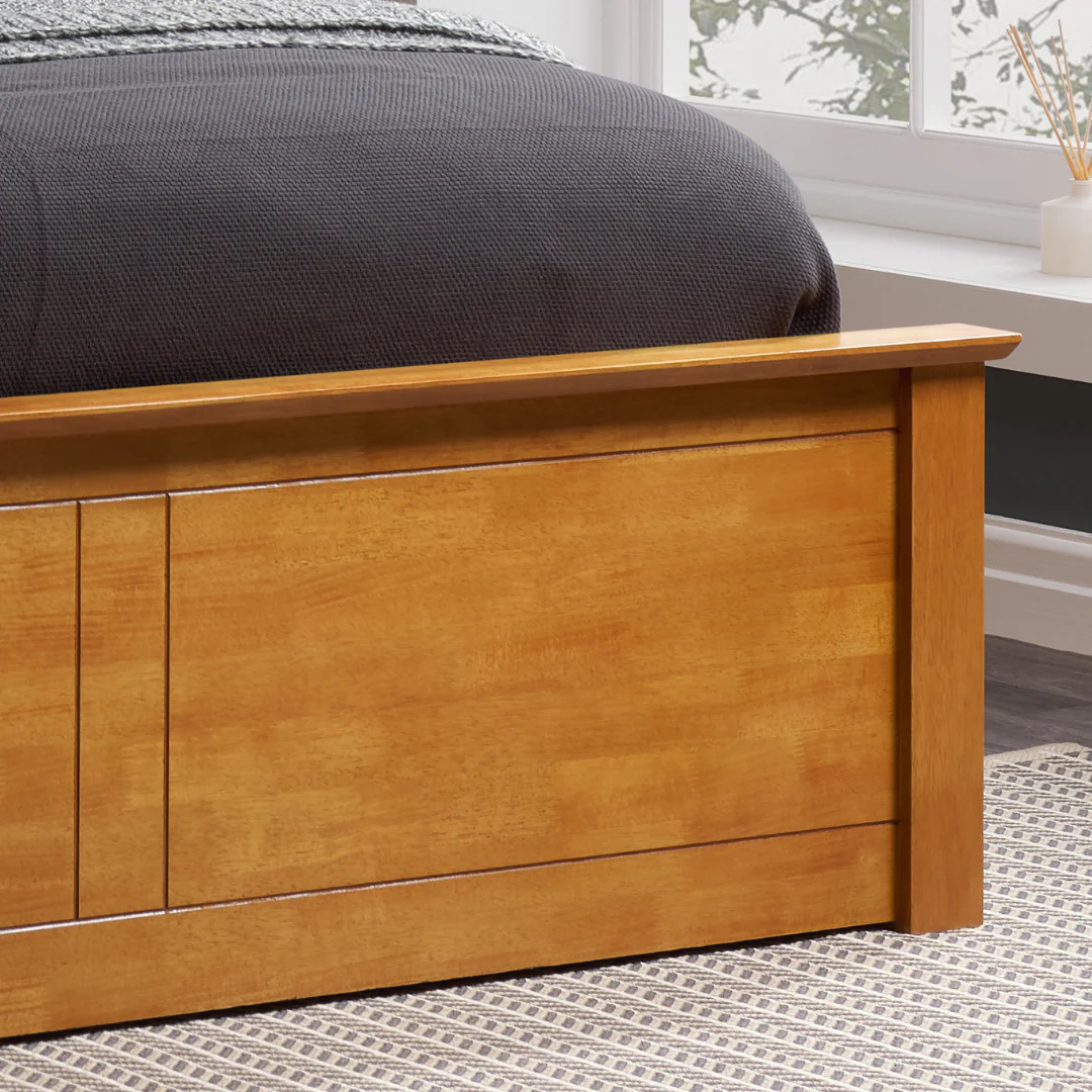 Westport wooden Ottoman - Image 4